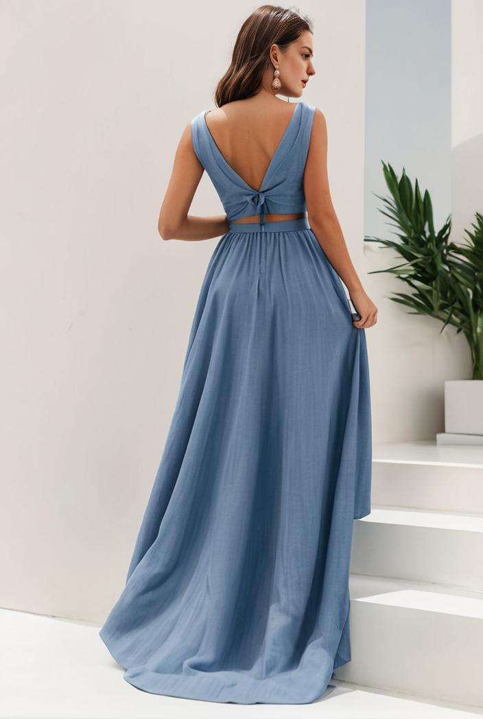 plus size sequin high low deep v neck tulle evening dresses 101183