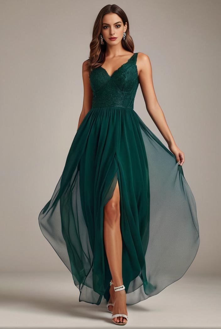 sequin bodice tulle high low evening dress with ribbon waist 103445