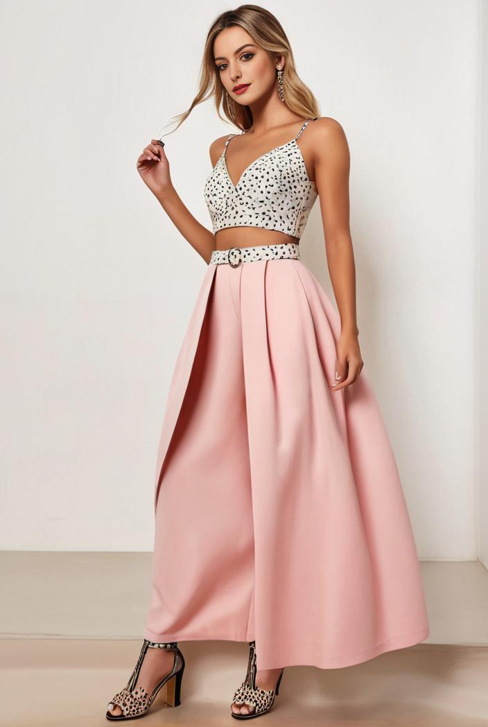 sequin bodice tulle high low evening dress with ribbon waist 103467