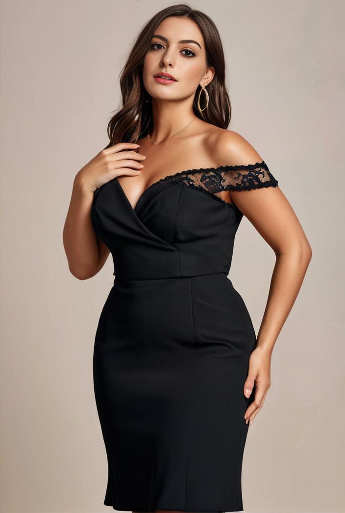 stylish plus size bodycon deep v neck sequin evening dress 107020
