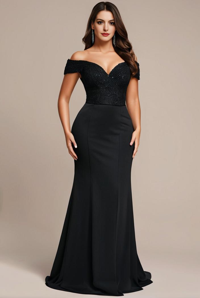 stylish plus size bodycon deep v neck sequin evening dress 107029
