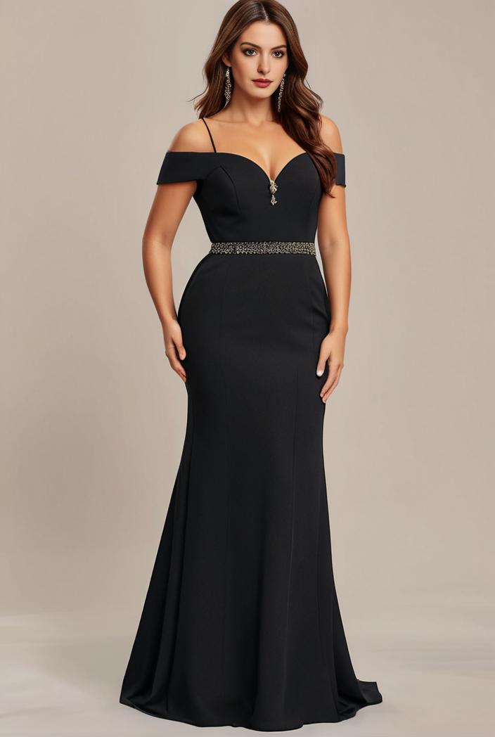 stylish plus size bodycon deep v neck sequin evening dress 107030