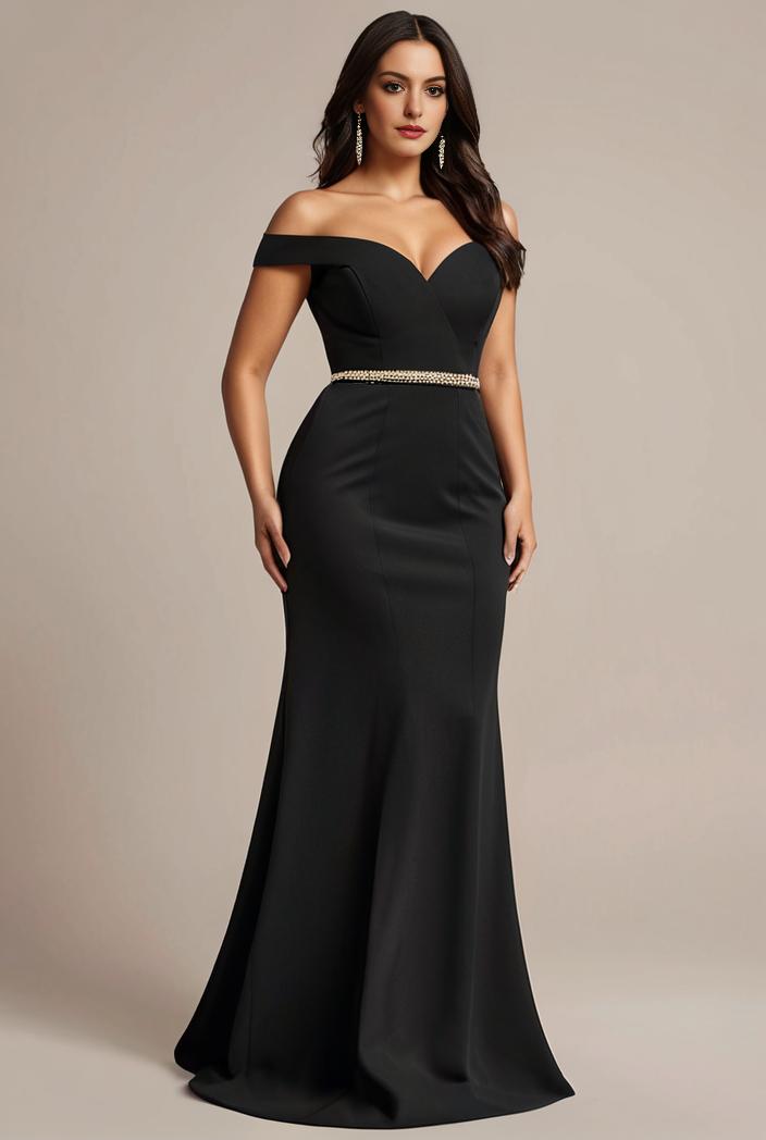 stylish plus size bodycon deep v neck sequin evening dress 107033
