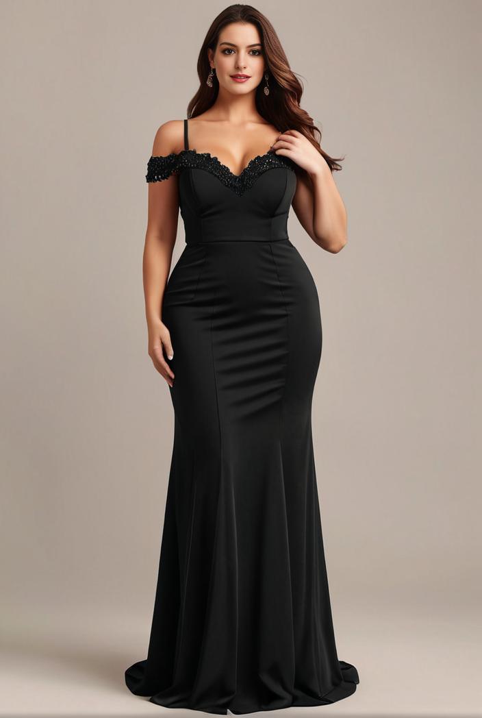 stylish plus size bodycon deep v neck sequin evening dress 107044