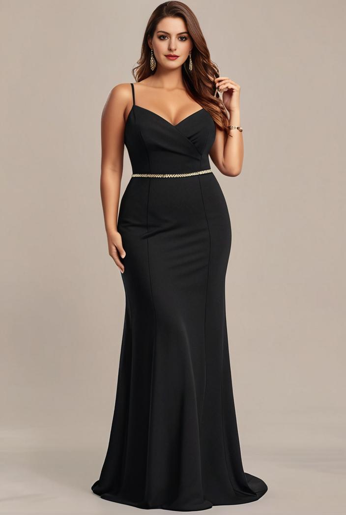 stylish plus size bodycon deep v neck sequin evening dress 107048