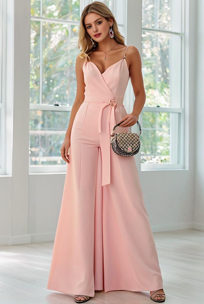 convertible chiffon lace open back spaghetti straps bridesmaid dress 110489