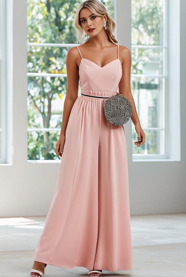 convertible chiffon lace open back spaghetti straps bridesmaid dress 110491