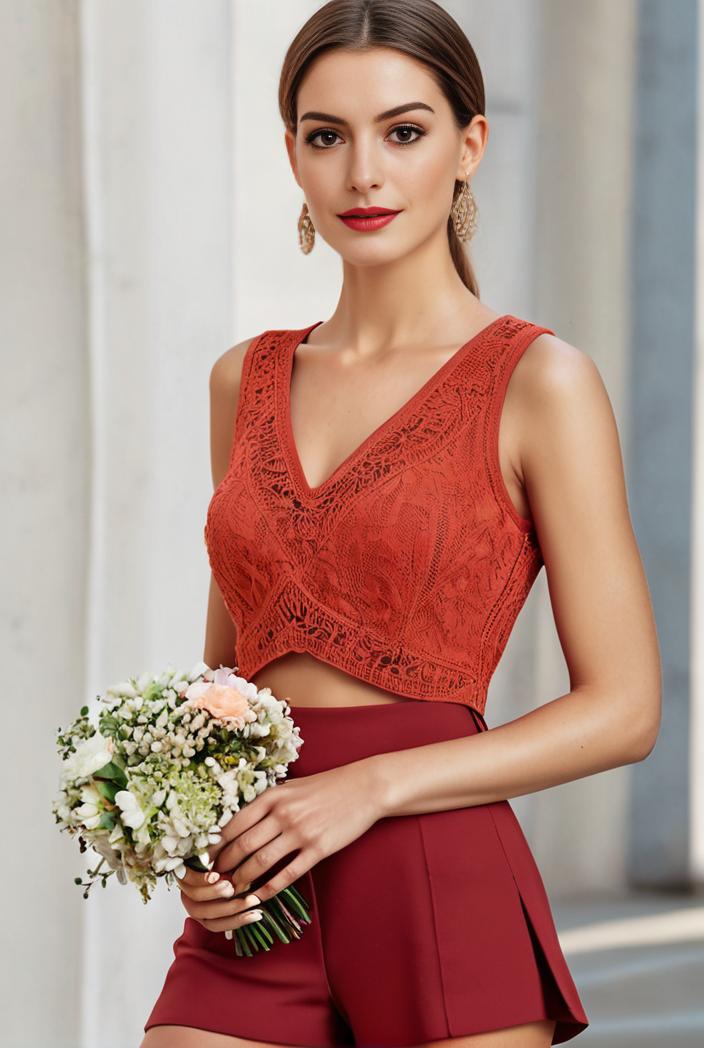 deep v neck lace chiffon bridesmaid dress with asymmetrical hem 110911