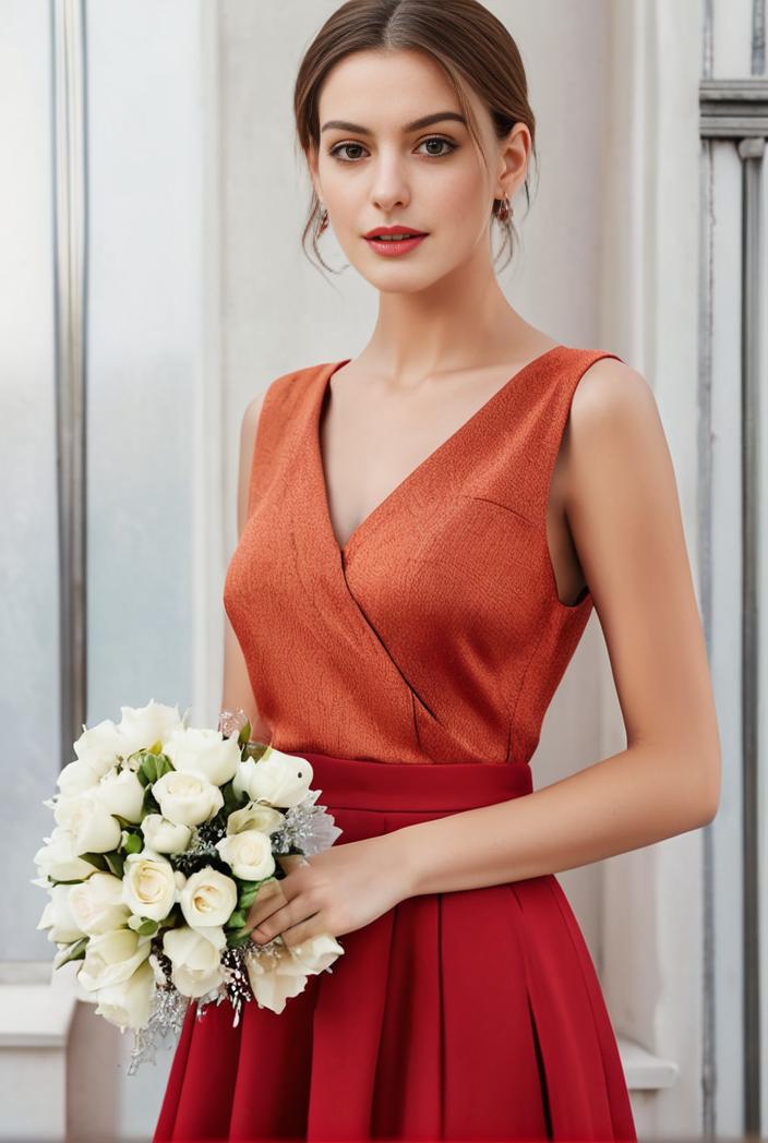 deep v neck lace chiffon bridesmaid dress with asymmetrical hem 110914