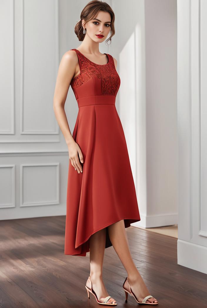 deep v neck lace chiffon bridesmaid dress with asymmetrical hem 110962