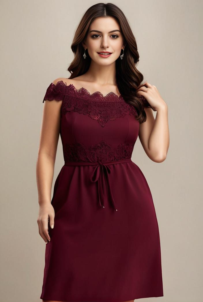 elegant chiffon maxi evening dress with lace cap sleeve 112015