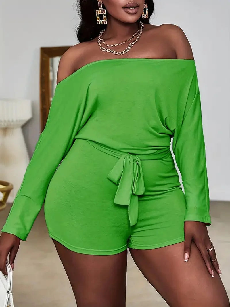 Stylish Off Shoulder Summer Jumpsuit for Women