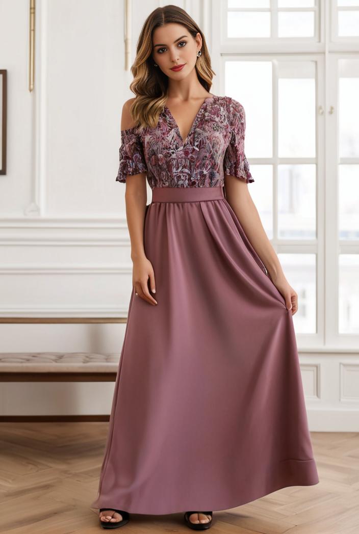 off shoulder spaghetti strap a line maternity dress 116595