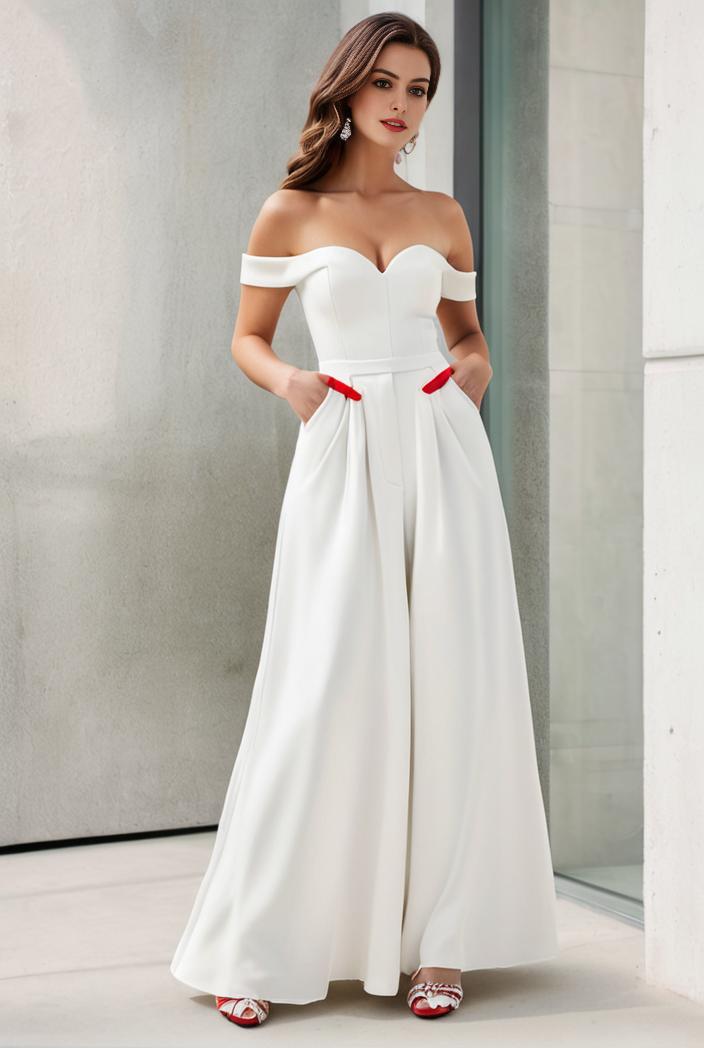 off shoulder spaghetti strap a line maternity dress 116608