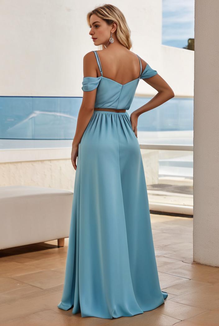 off shoulder spaghetti strap a line maternity dress 116614