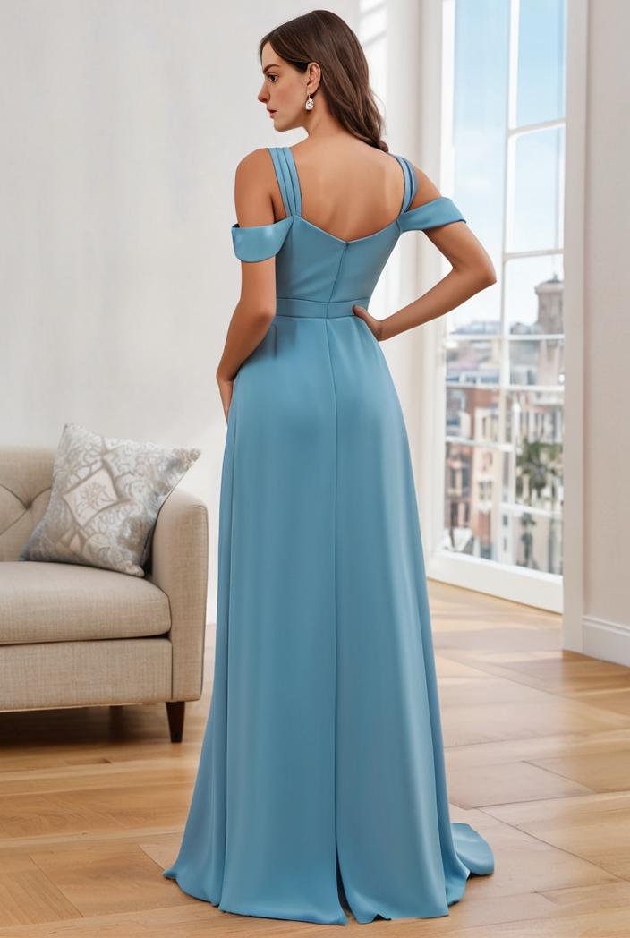 off shoulder spaghetti strap a line maternity dress 116622