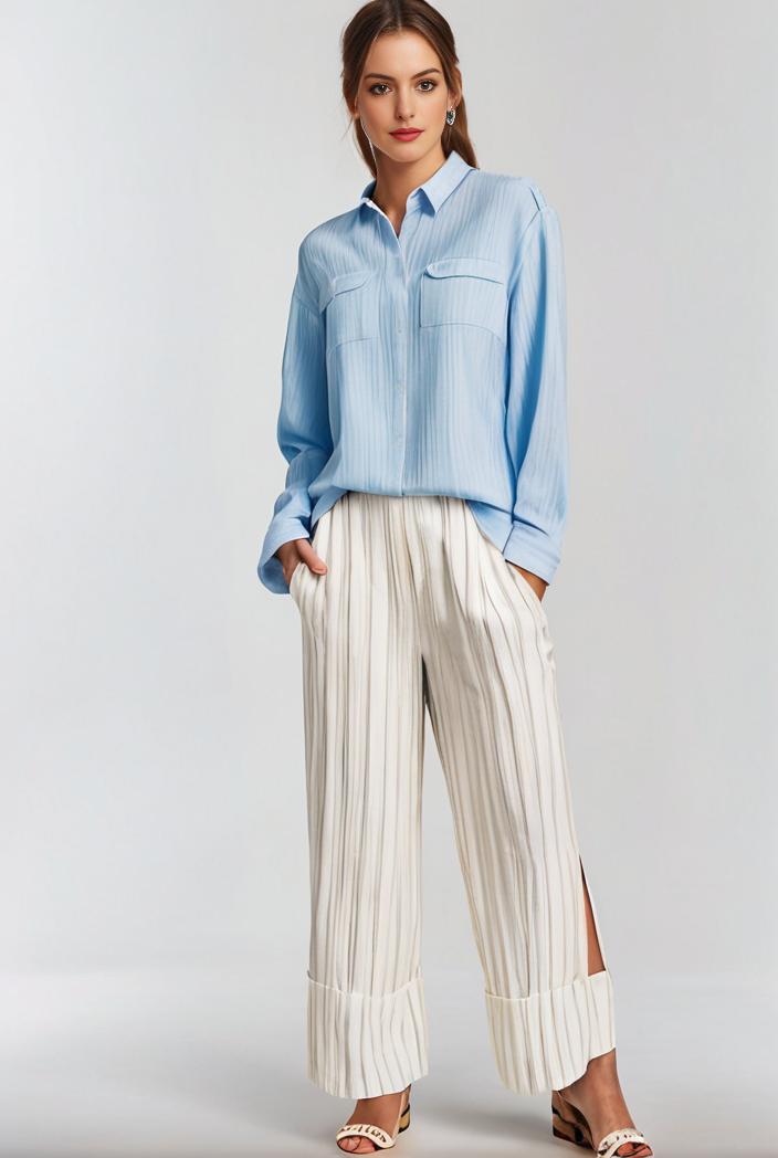 pleated high waist commuting temperament maxi dress 116919