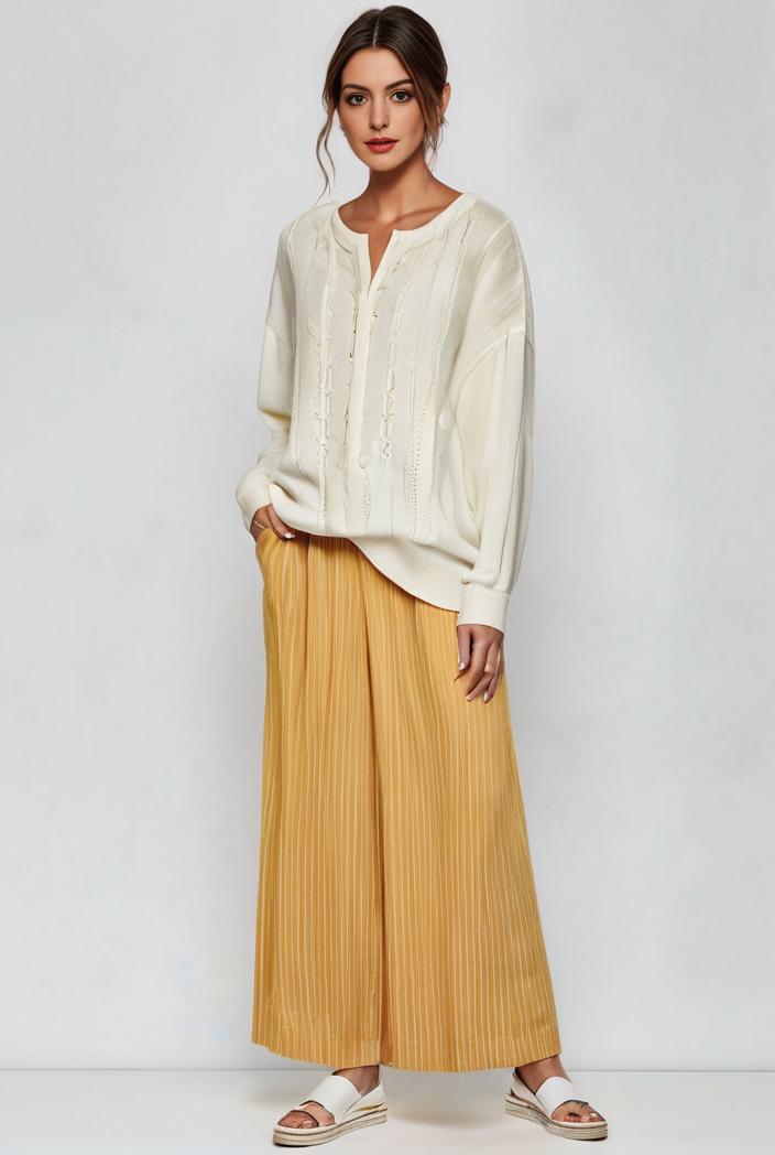 pleated high waist commuting temperament maxi dress 116926