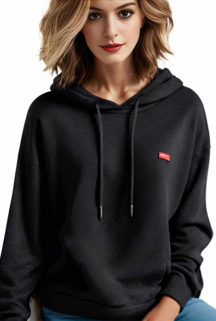 plus size casual hoodie women s plus solid ribbed long sleeve slight stretch hoodie drawstring sweatshirt 117893