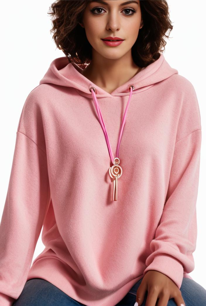 plus size casual hoodie women s plus solid ribbed long sleeve slight stretch hoodie drawstring sweatshirt 117898