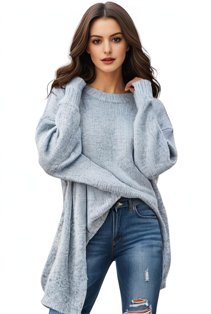 plus size casual sweater women s plus solid tassel trim long sleeve cowl neck high stretch jumper 117932