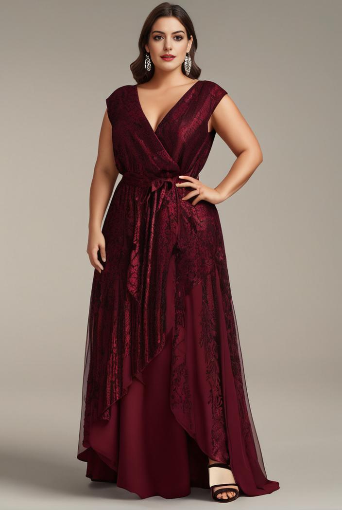 plus size floor length formal evening gowns for weddings 118332