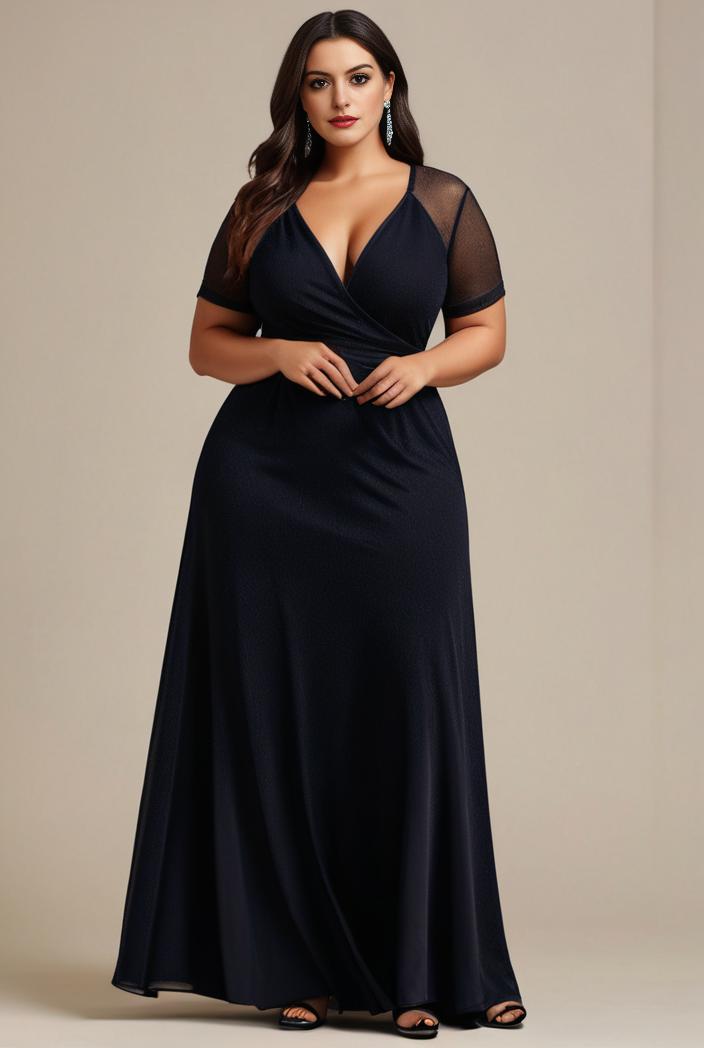 plus size floor length formal evening gowns for weddings 118473