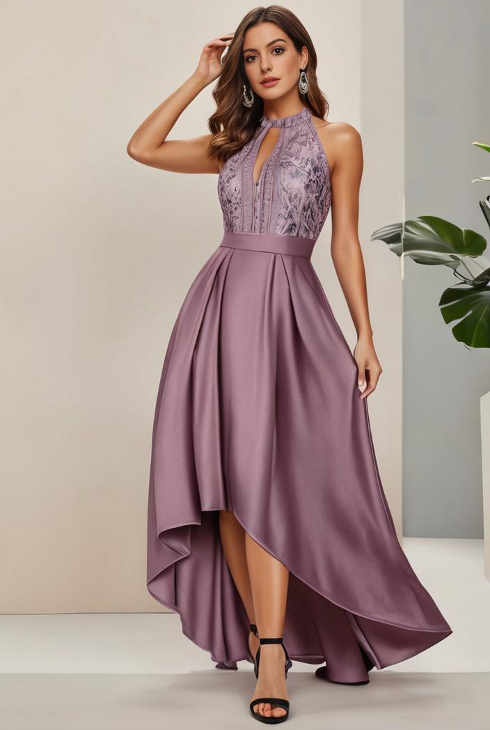 plus size sequin high low deep v neck tulle evening dresses 119985