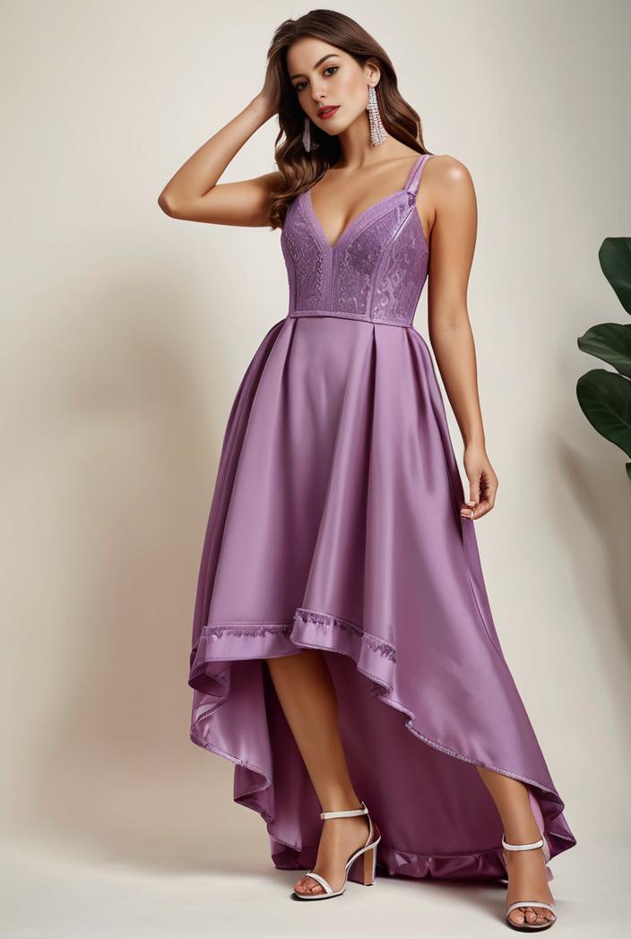 plus size sequin high low deep v neck tulle evening dresses 119991