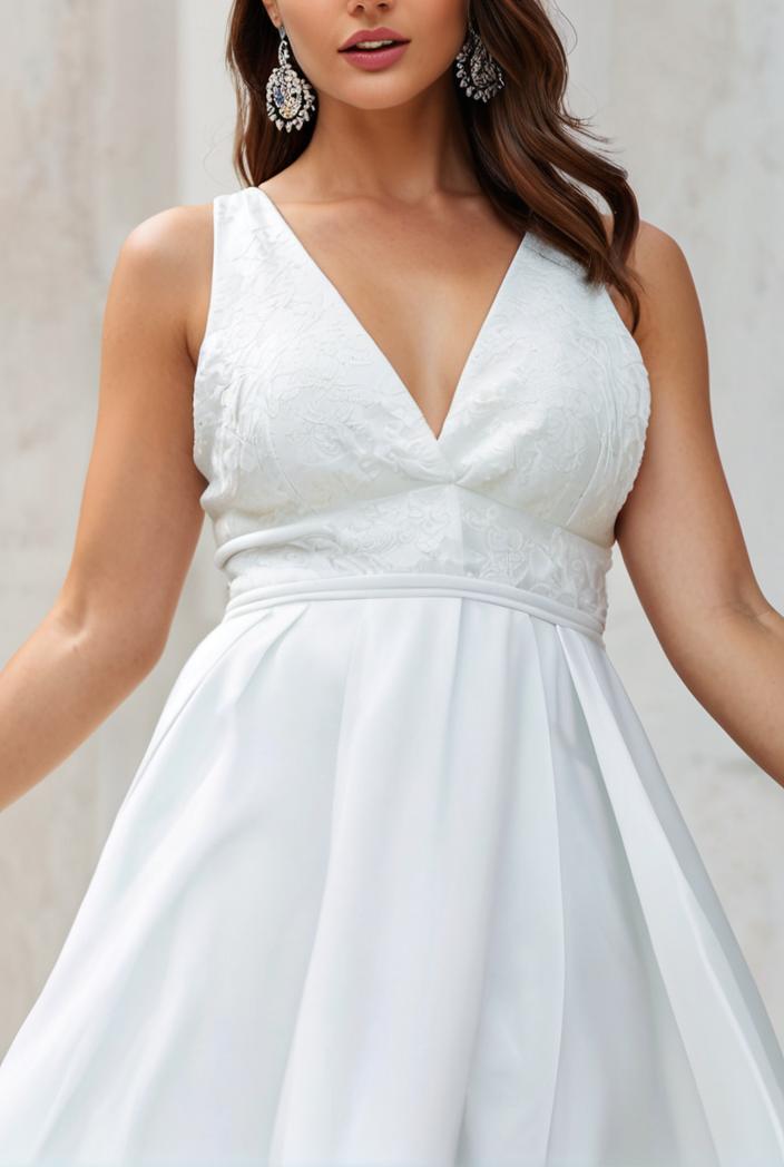 plus size sequin high low deep v neck tulle evening dresses 120002