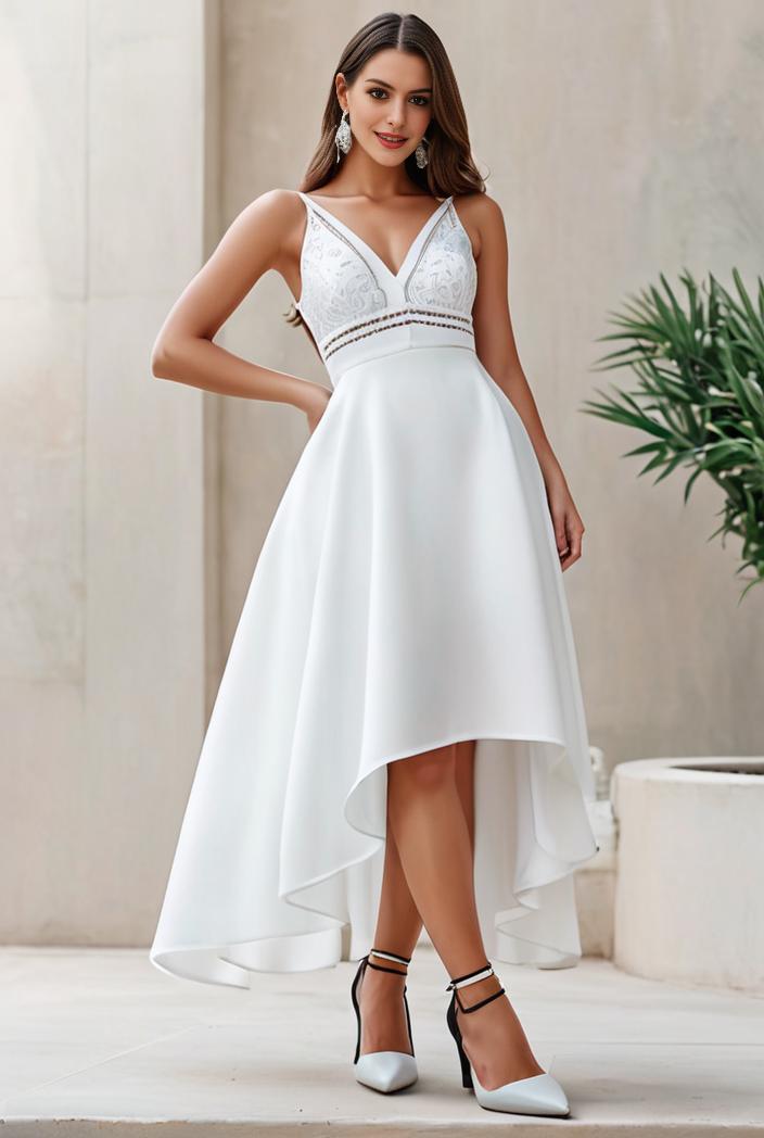 plus size sequin high low deep v neck tulle evening dresses 120013