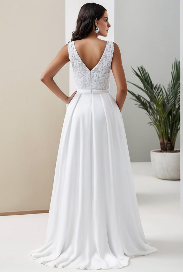 plus size sequin high low deep v neck tulle evening dresses 120031