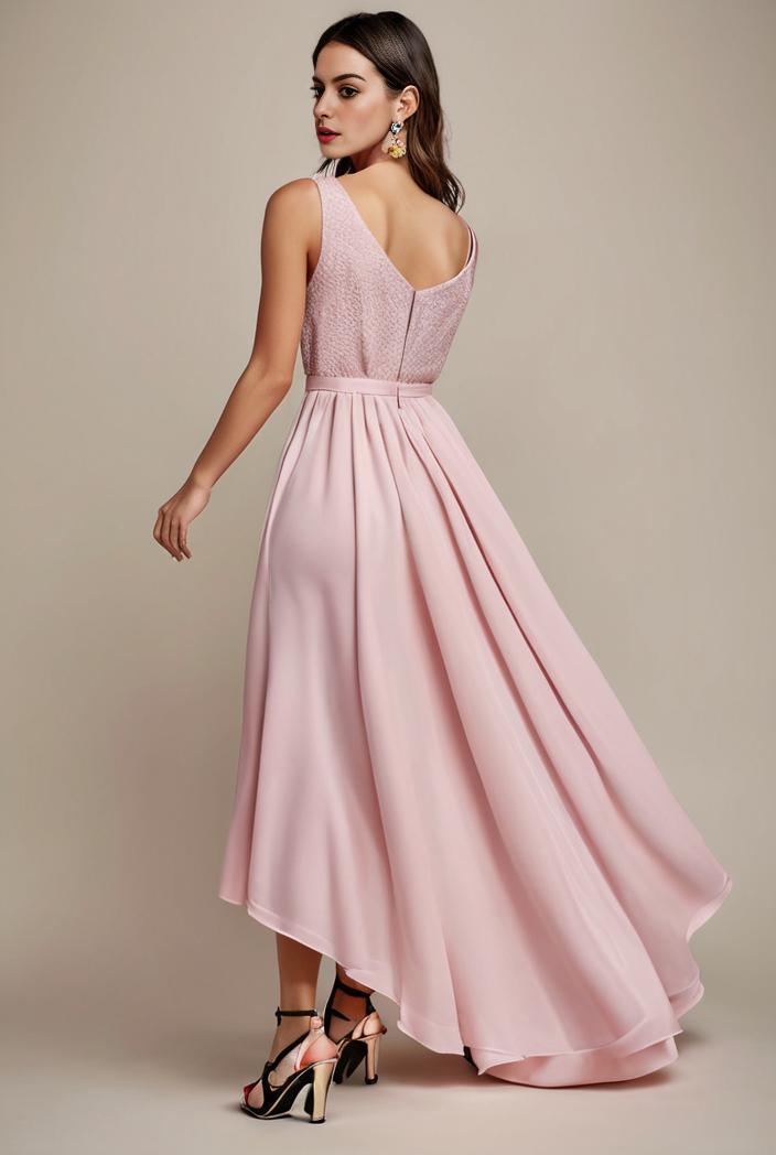 plus size sequin high low deep v neck tulle evening dresses 120055