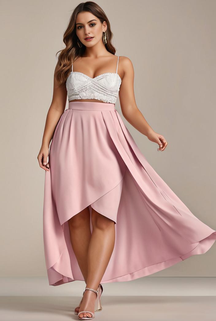 plus size sequin high low deep v neck tulle evening dresses 120056