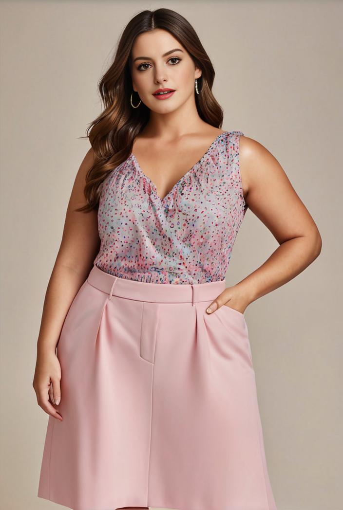plus size sequin high low deep v neck tulle evening dresses 120073