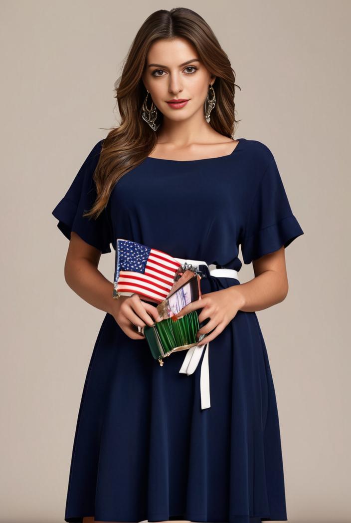 plus size simple chiffon pleated a line round neckline bridesmaid dress 120443