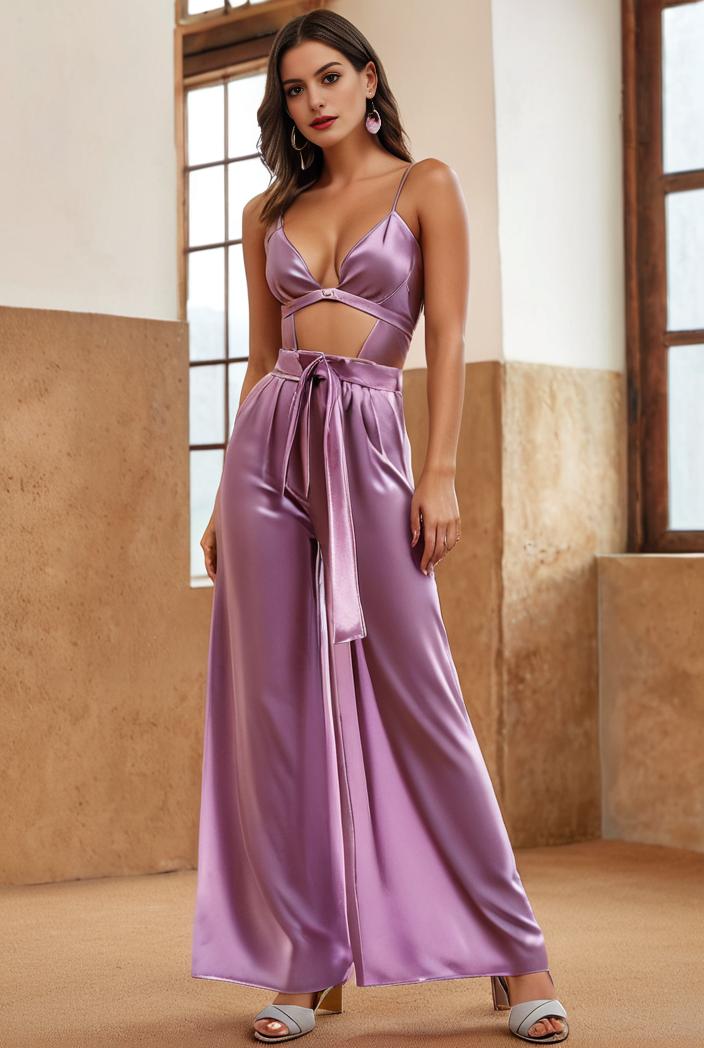 spaghetti strap 2 in 1 sheer evening dress 125324