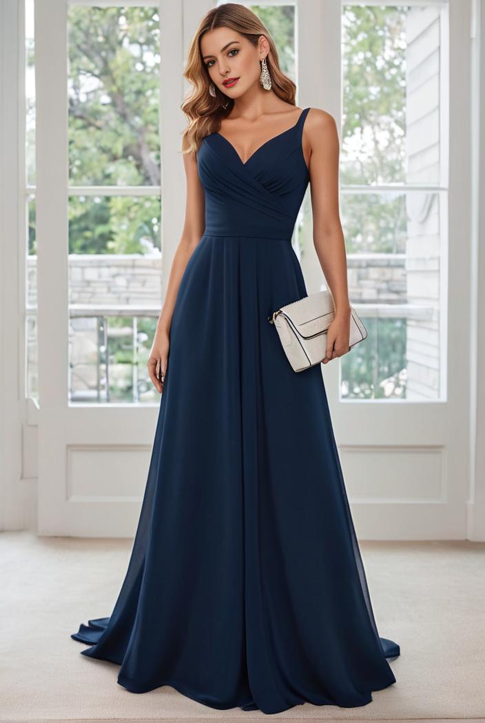 convertible chiffon lace open back spaghetti straps bridesmaid dress 129090