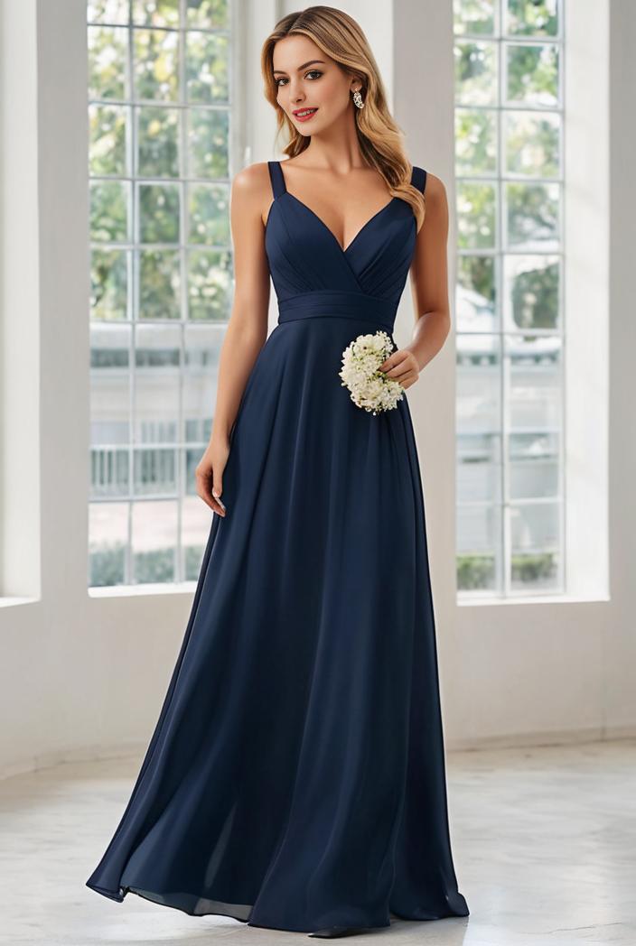convertible chiffon lace open back spaghetti straps bridesmaid dress 129101