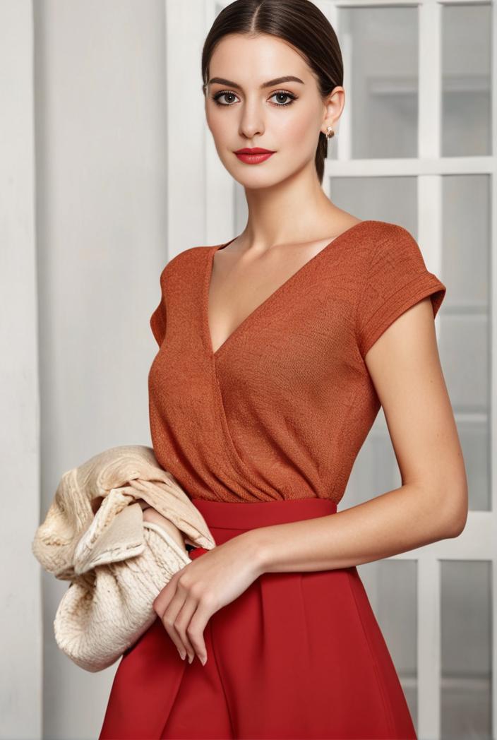 deep v neck lace chiffon bridesmaid dress with asymmetrical hem 129552