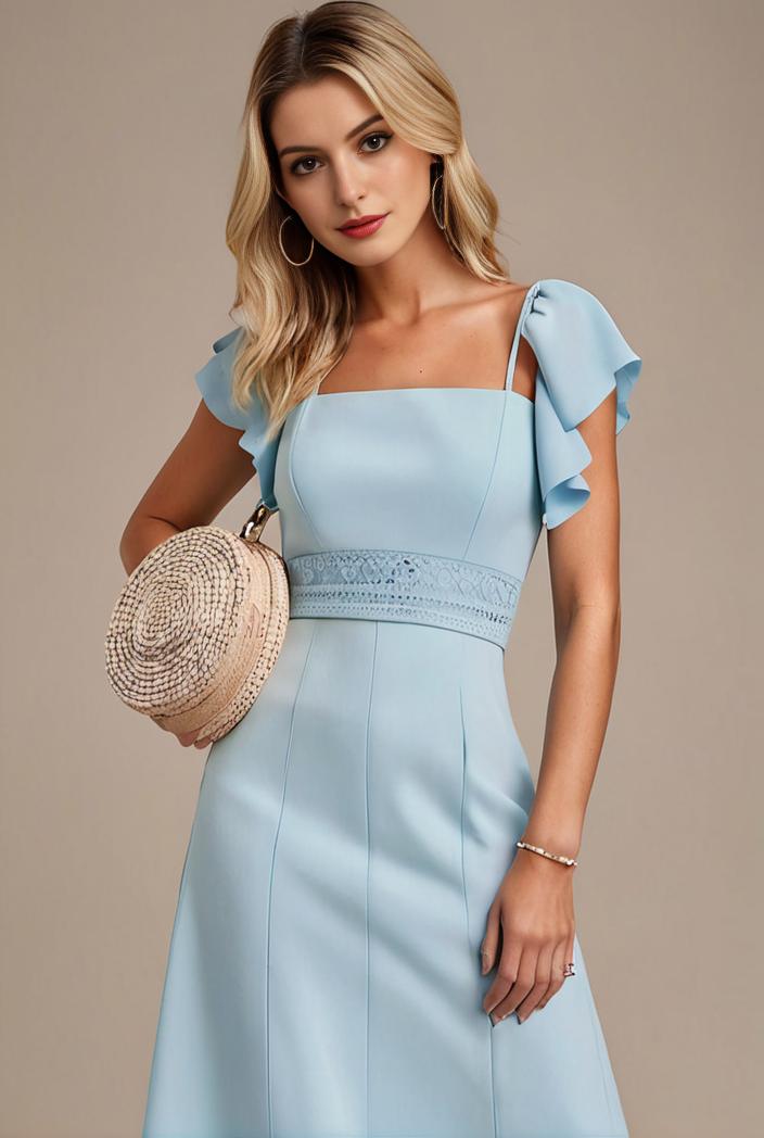 elegant chiffon high low off the shoulder bridesmaid dress 130401