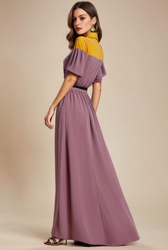 elegant chiffon high low off the shoulder bridesmaid dress 130423