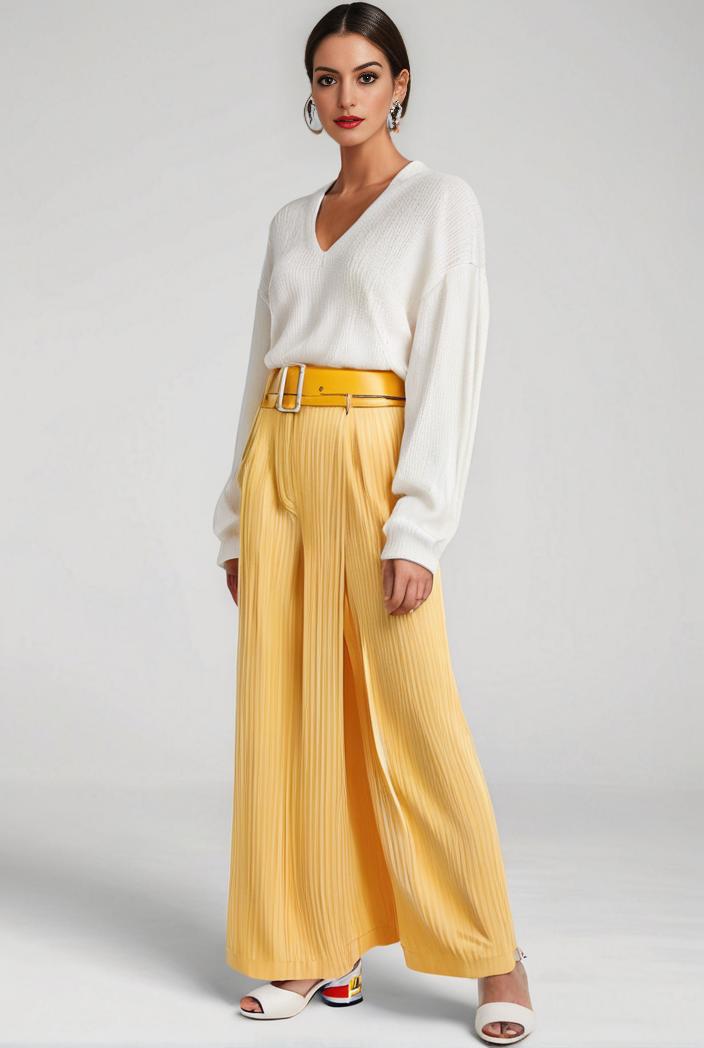 pleated high waist commuting temperament maxi dress 135552