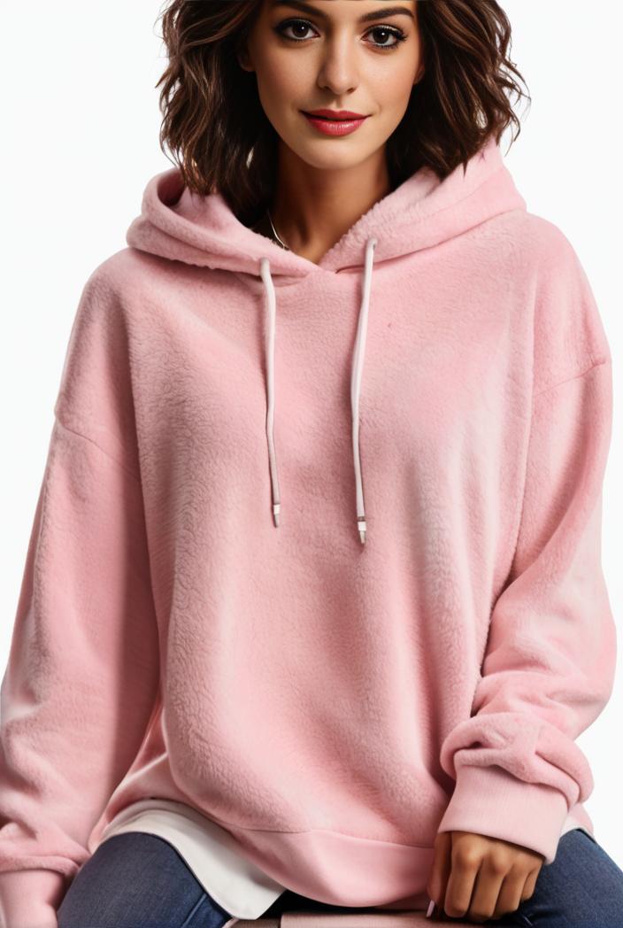 plus size casual hoodie women s plus solid ribbed long sleeve slight stretch hoodie drawstring sweatshirt 136522