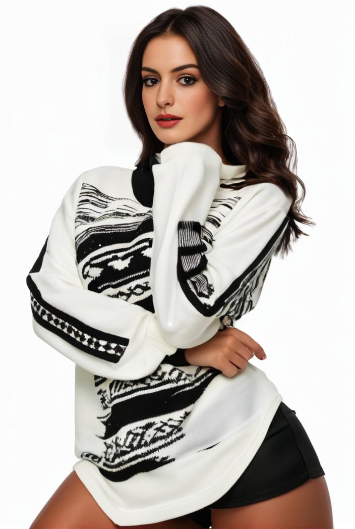 plus size casual sweatshirt women s plus graphic letter print long sleeve round neck slight stretch sweatshirt 136578