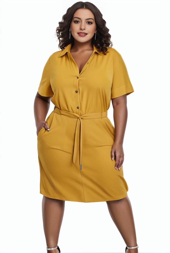 plus size faith letter print short sleeve midi dress with pockets women s plus slight stretch casual dress 136845