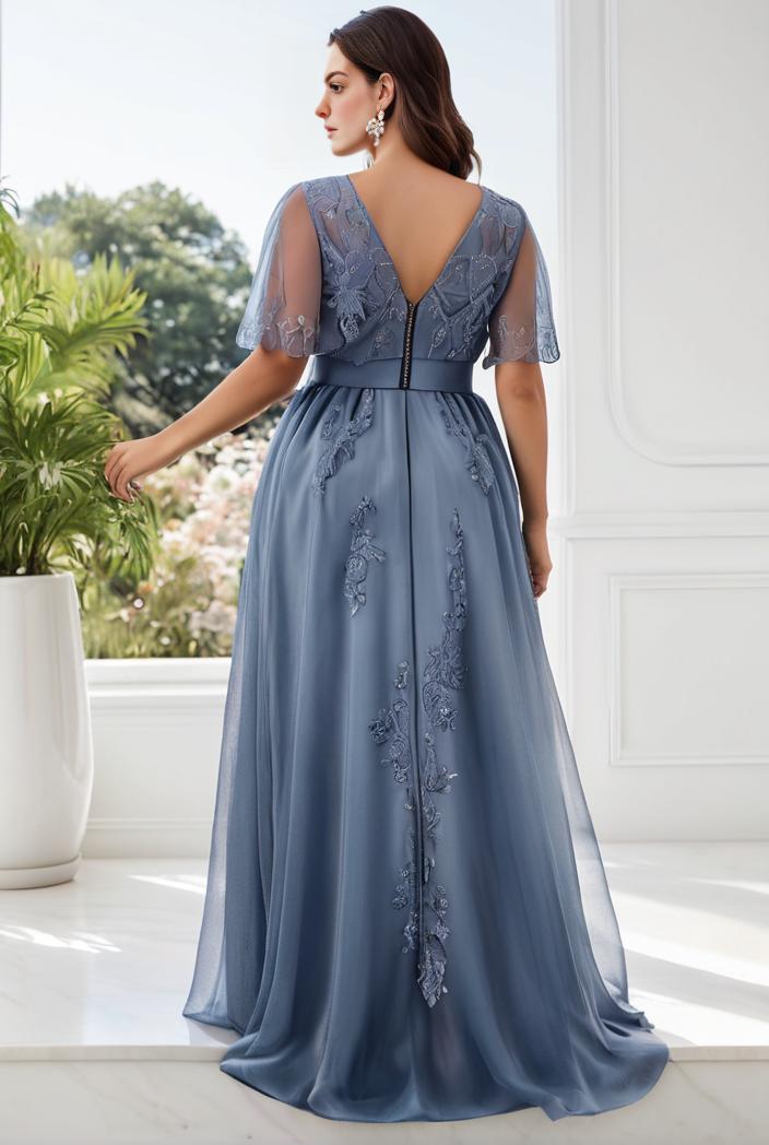 plus size floor length formal evening gowns for weddings 136951