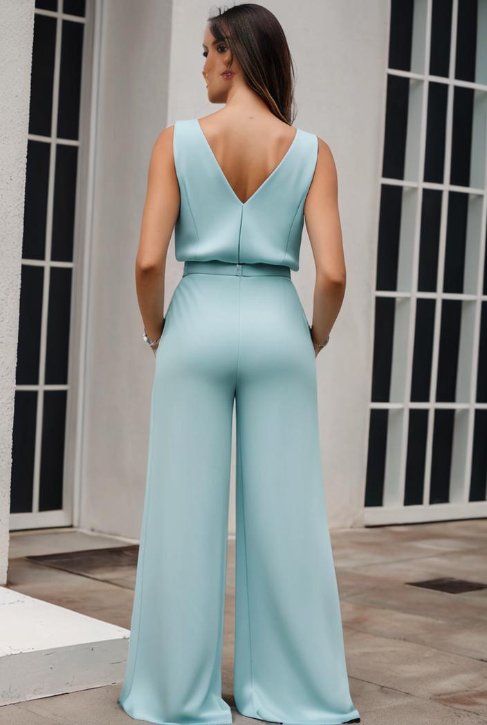 plus size shiny v neck side slit formal evening dress 139005