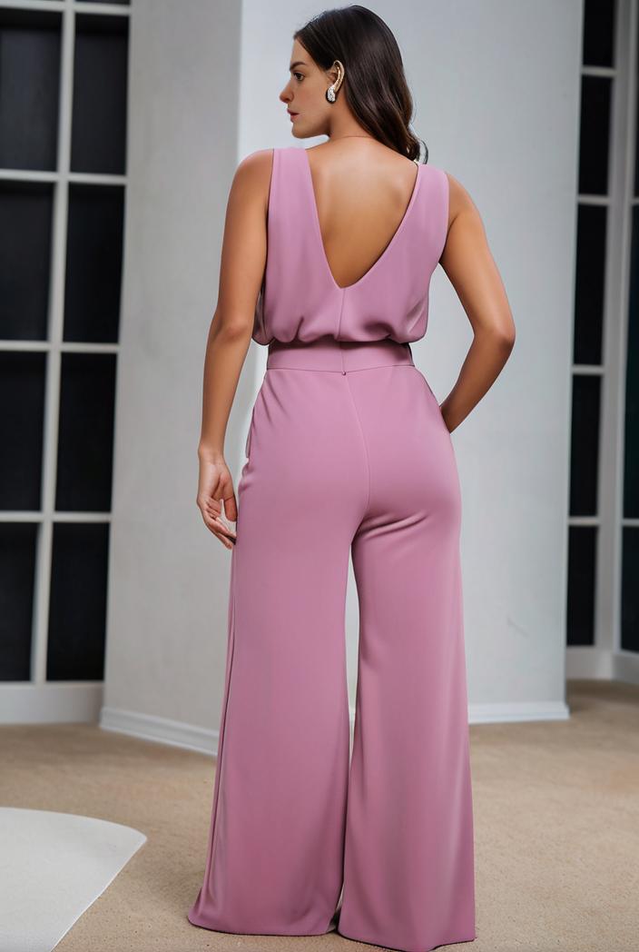 plus size shiny v neck side slit formal evening dress 139018