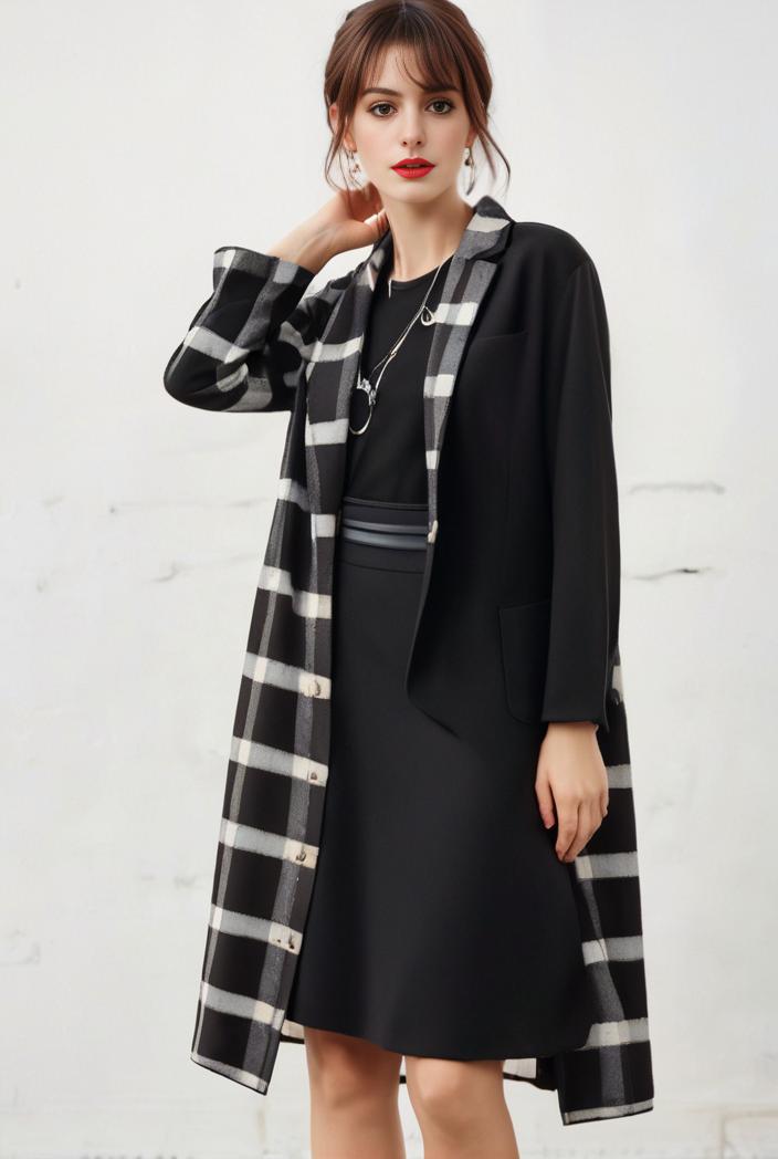 size curve dresses plus size loose elegant floral pattern stitching midi dress 142695